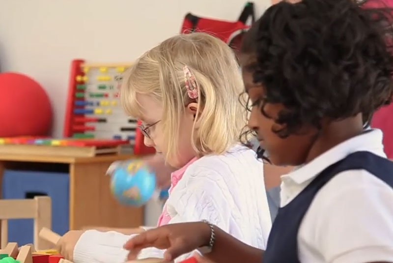 Children in the classroom
