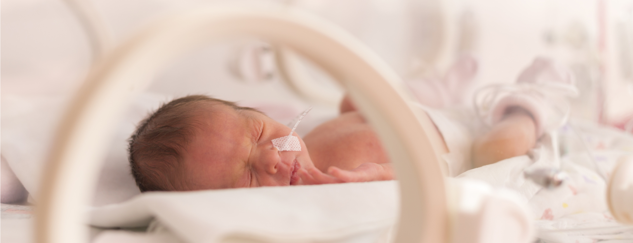 Baby in hospital