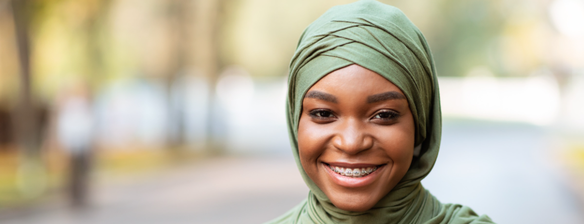 Girl smiling for the camera