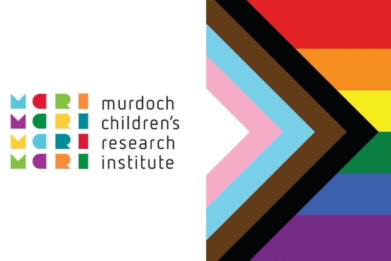 Murdoch Children's LGBTQI+ flag