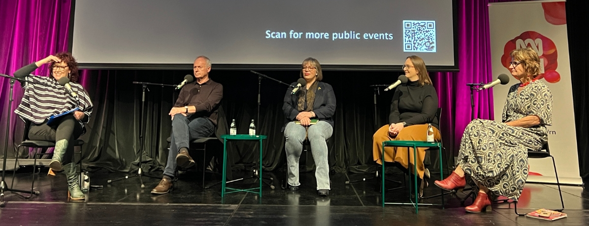Professor Andrew Sinclair speaks at a panel about Differences of Sex Development