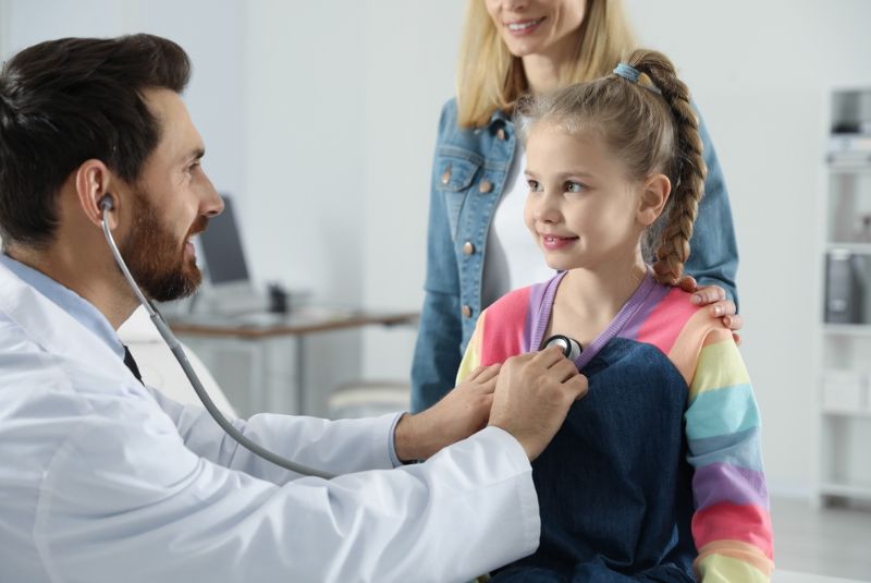 Doctor and child