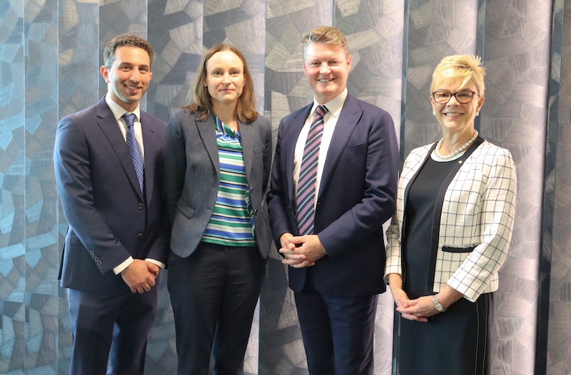 The RAG-1 SCID press conference at MCRI with Professor Enzo Porello, Associate Professor Theresa Cole, Medical Research Minister Ben Carroll and Professor Kathryn North.