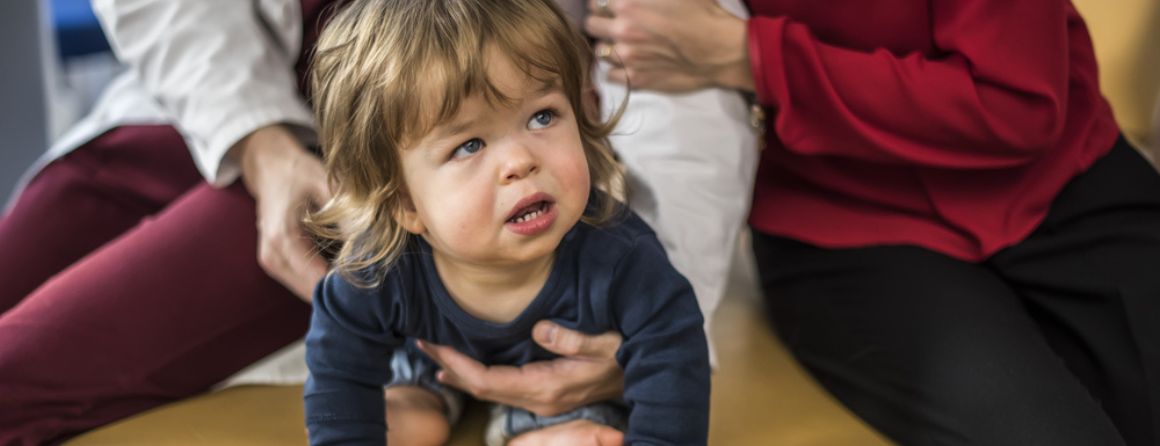 A child with achondroplasia