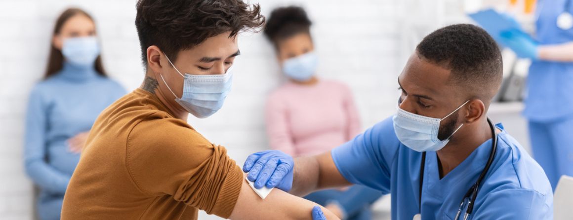 health working being vaccinated