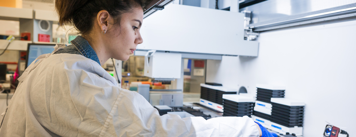 Scientist doing research