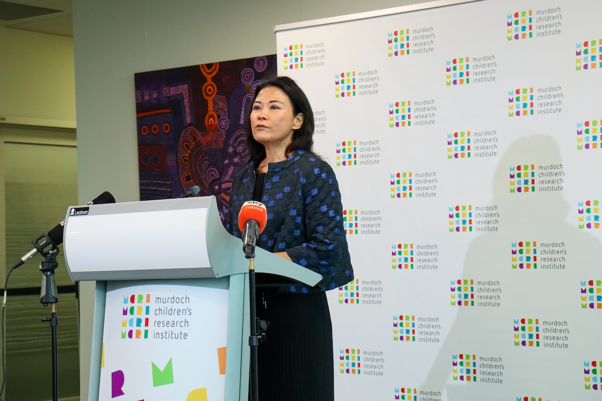MCRI Professor Mimi Tang speaking about two of her peanut allergy trials.