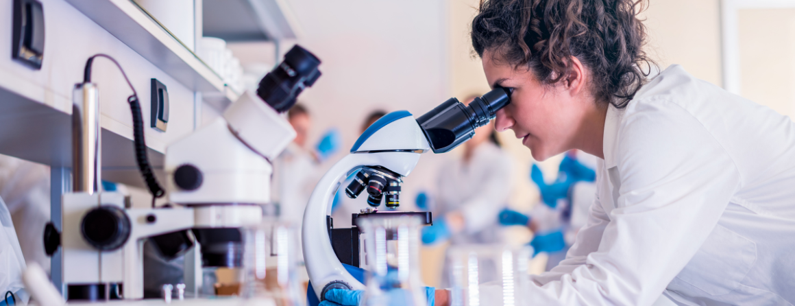 Research with a microscope