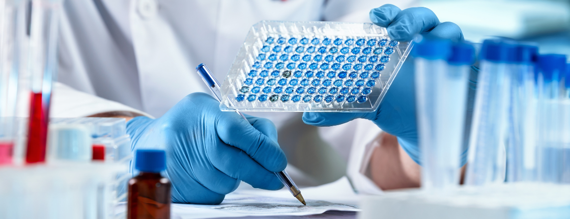 Scientist doing research