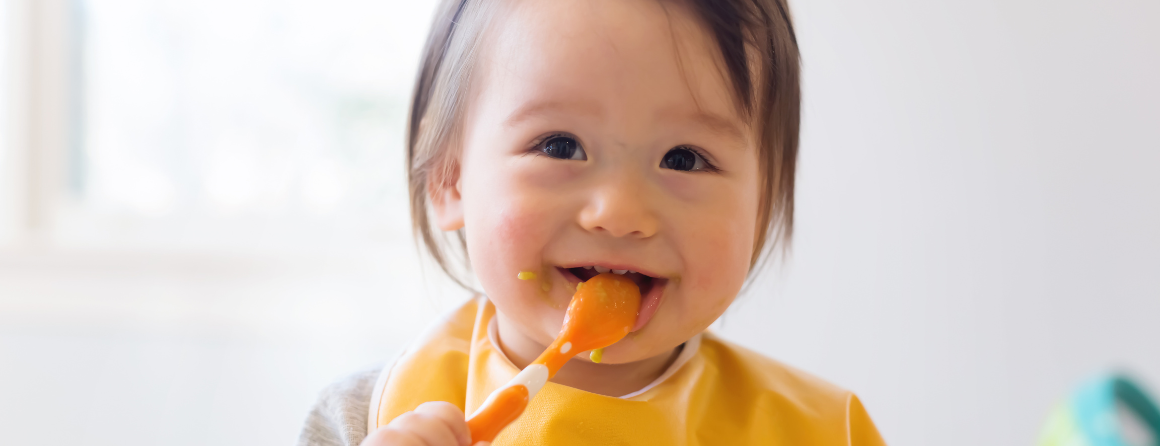 A child eating