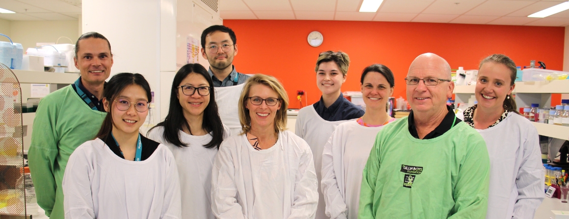 Researchers in a lab