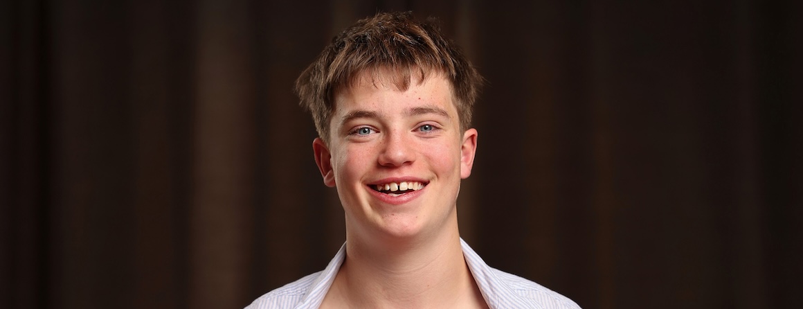 Heart patient James. Credit: Herald Sun/ David Caird