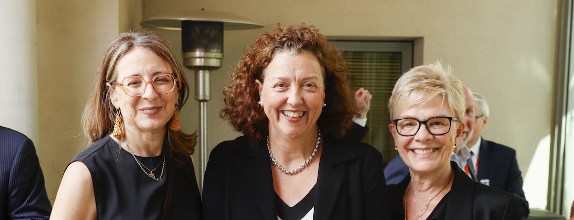Professor Sharon Goldfeld, Dr Monique Ryan MP and Professor Kathryn North. Credit: Novo Nordisk