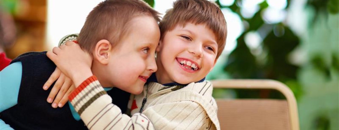 Two children