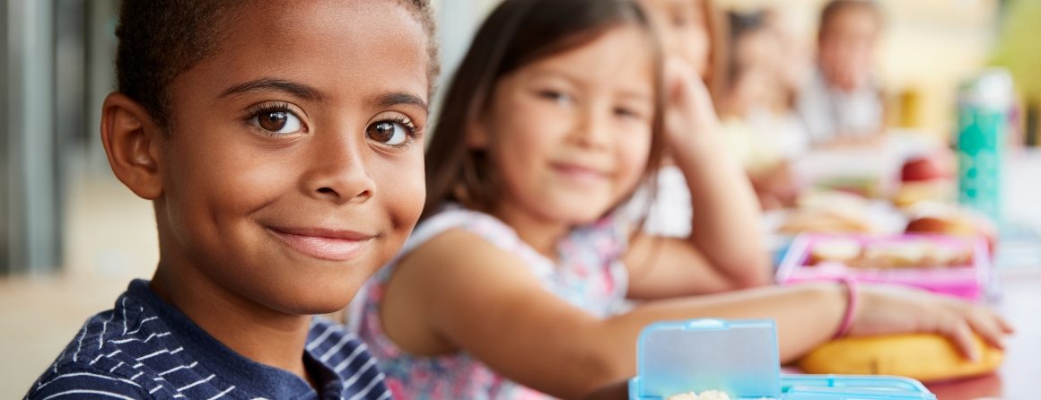 Children at lunch