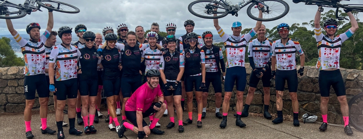 Ride for Lily riders celebrating