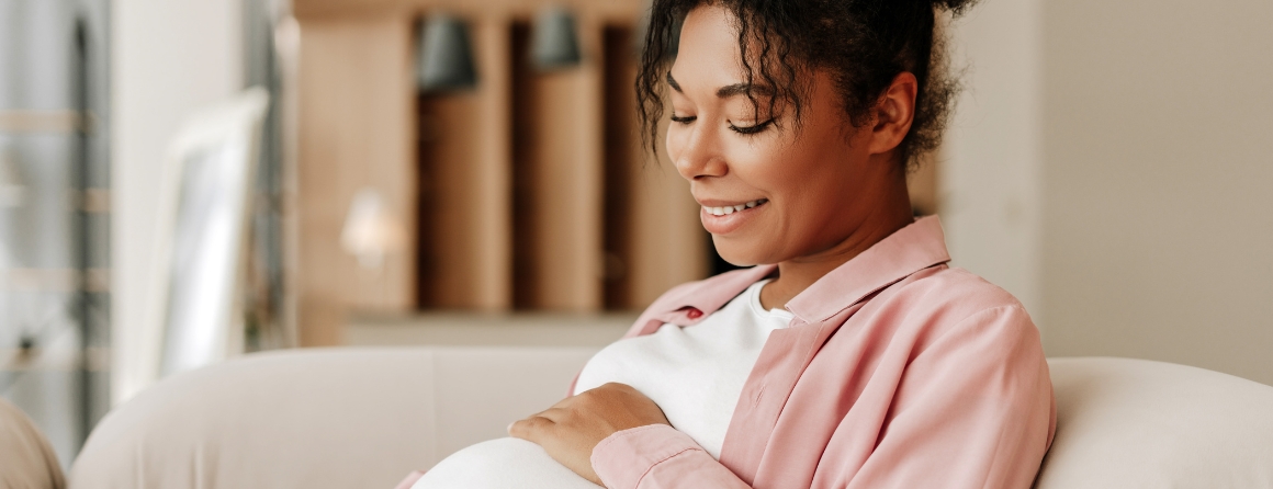 A pregnant woman