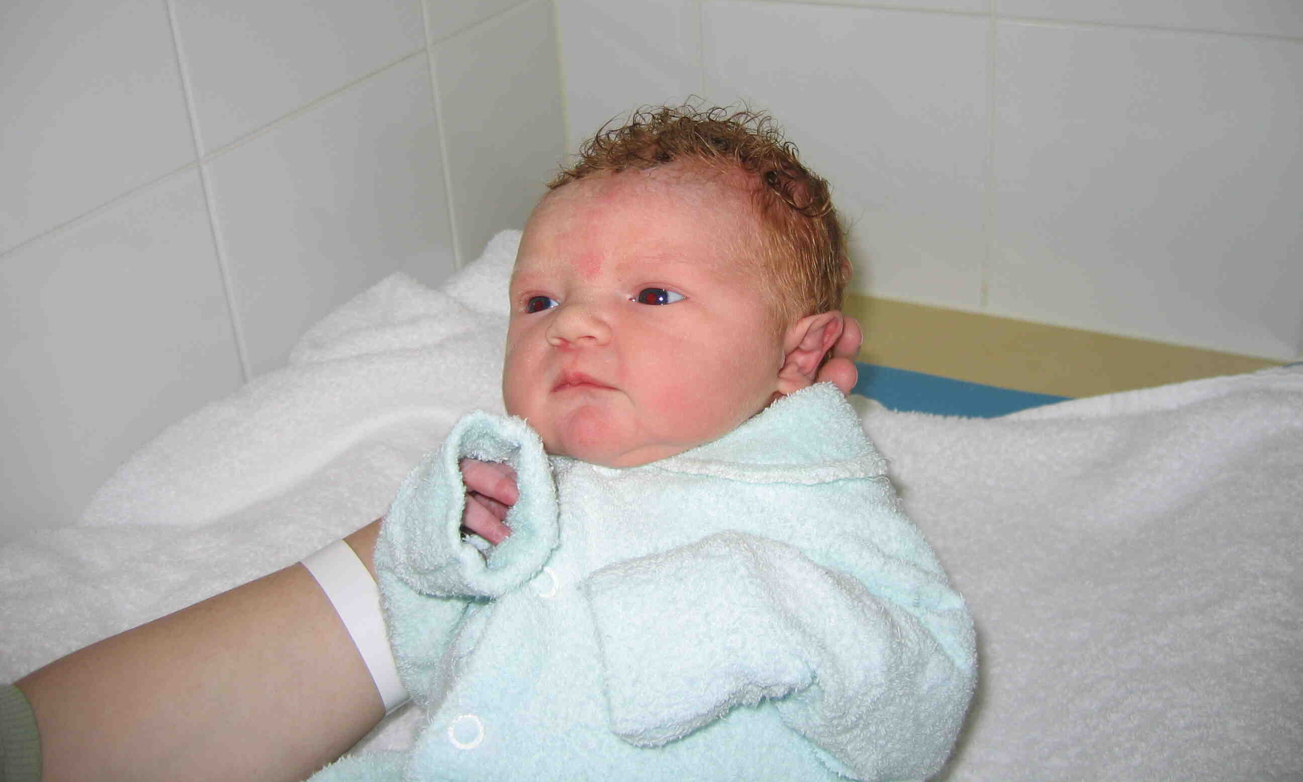 Emma as newborn