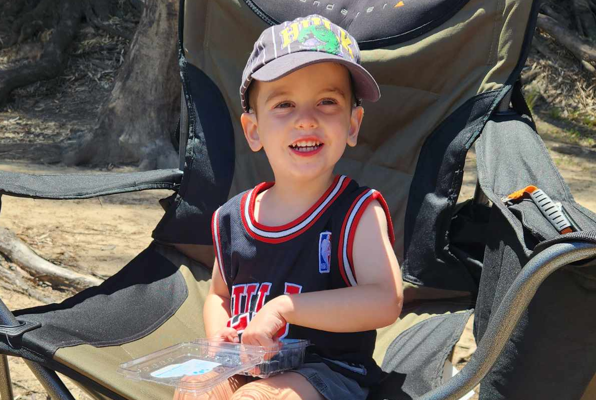 Little boy smiling 