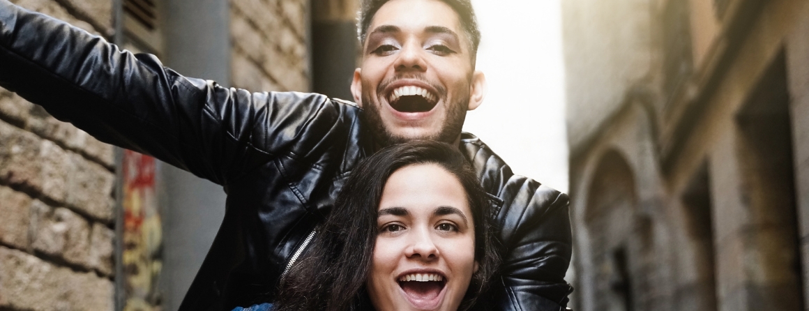 Two adolescents
