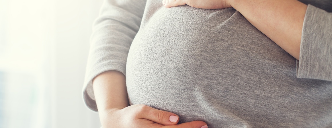 A pregnant woman