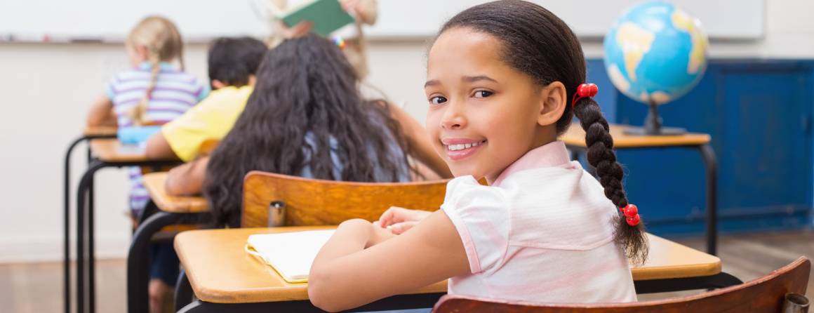 child in class