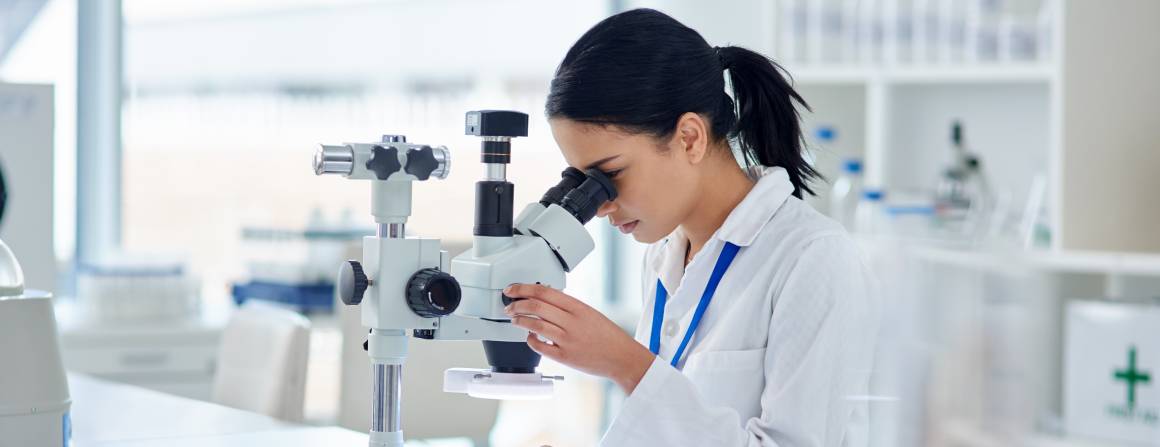researcher in lab