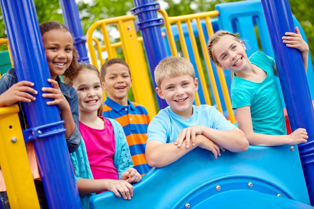 children at park