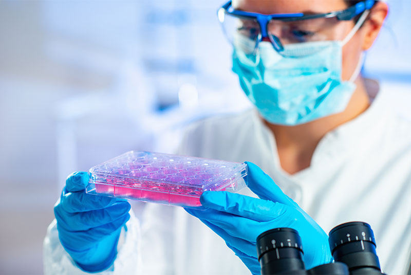 Researcher in a laboratory