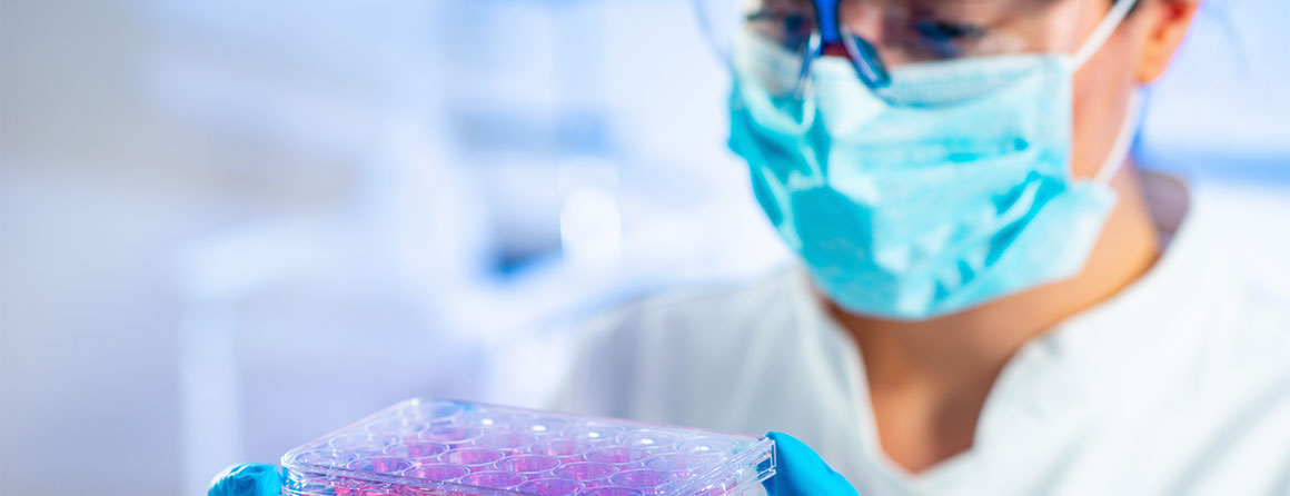Researcher in a laboratory