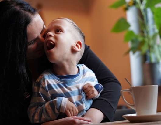 Child with cerebral palsy