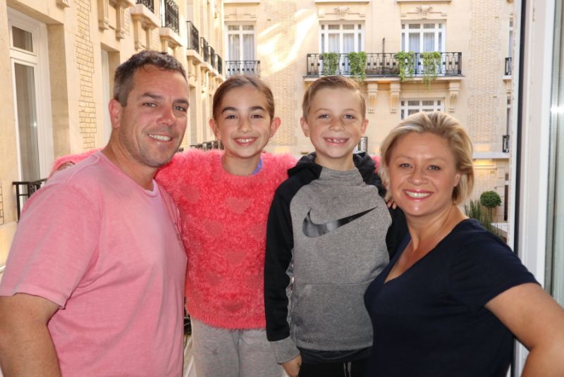 Antoinette and her family