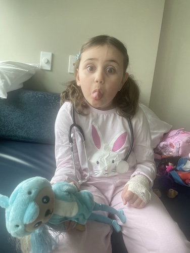 Strep A patient Asi made a wonderous recovery and went home after eight months in hosptial
