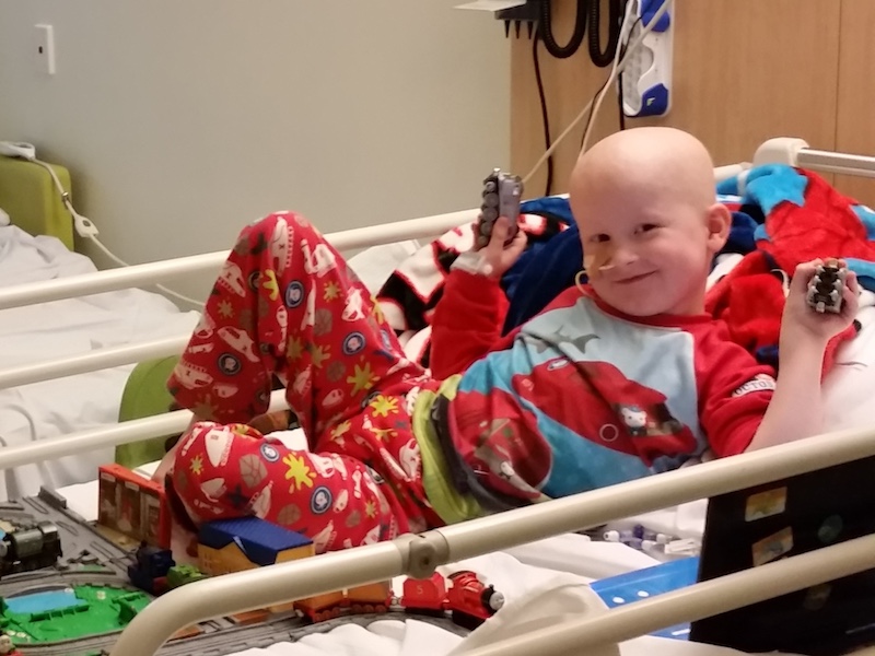 James in hospital