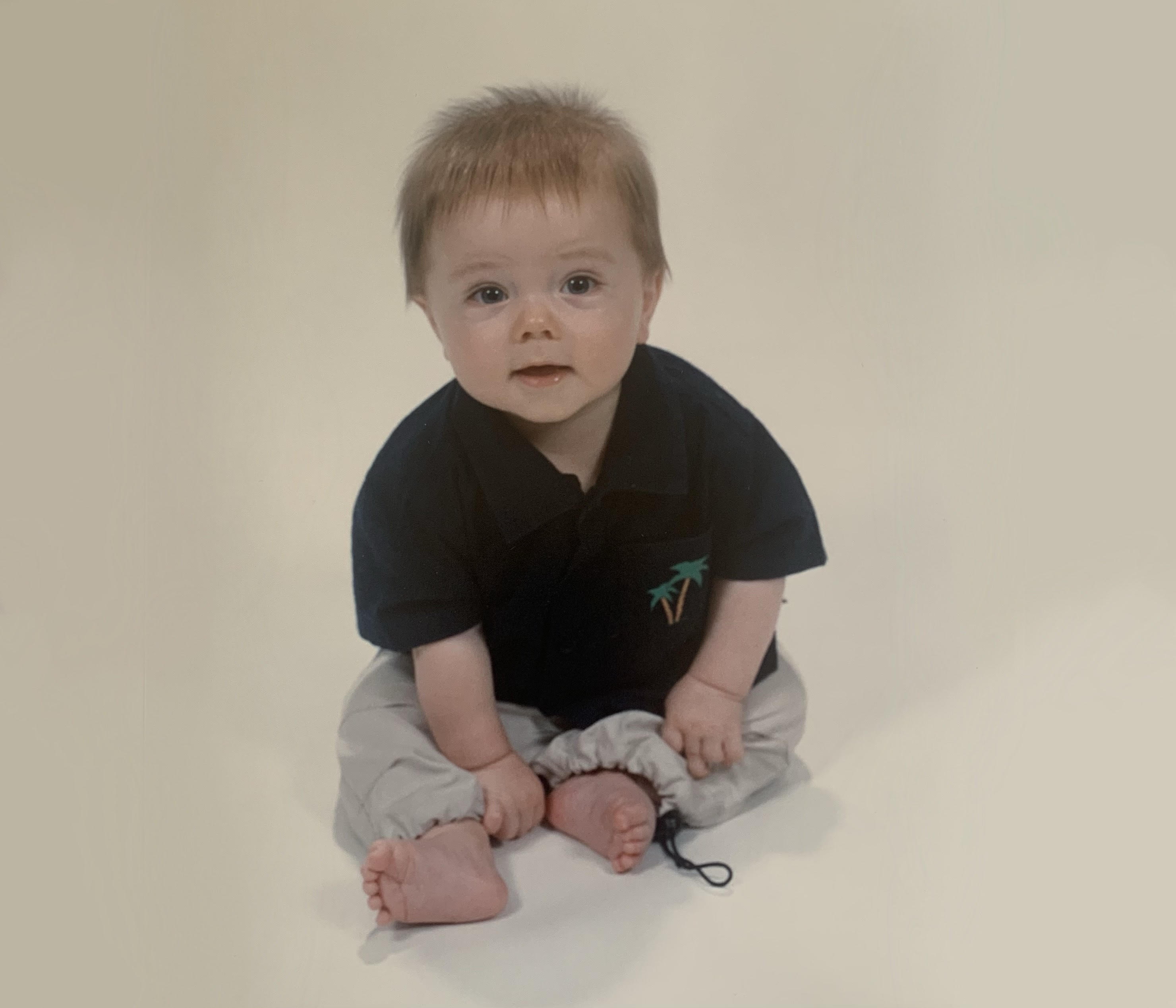 Lachie as baby