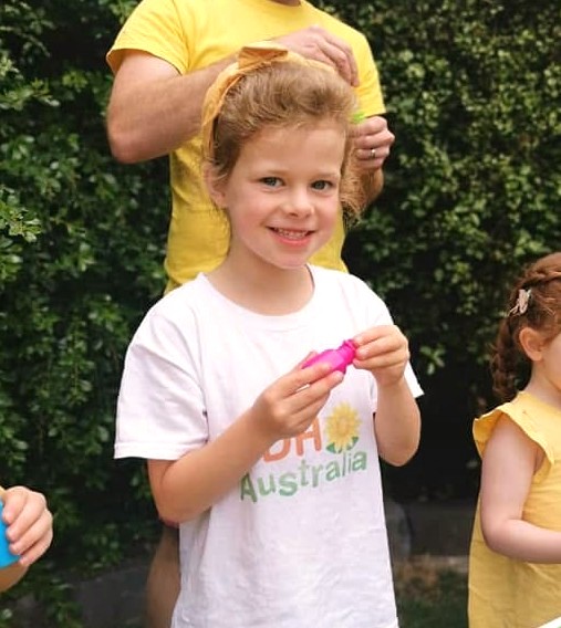 CDH patient Lucy smiling