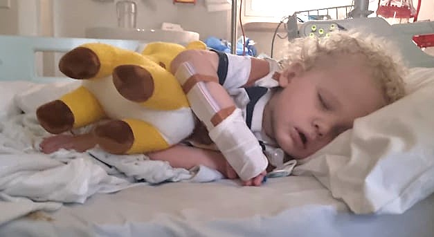 Reuben in hospital