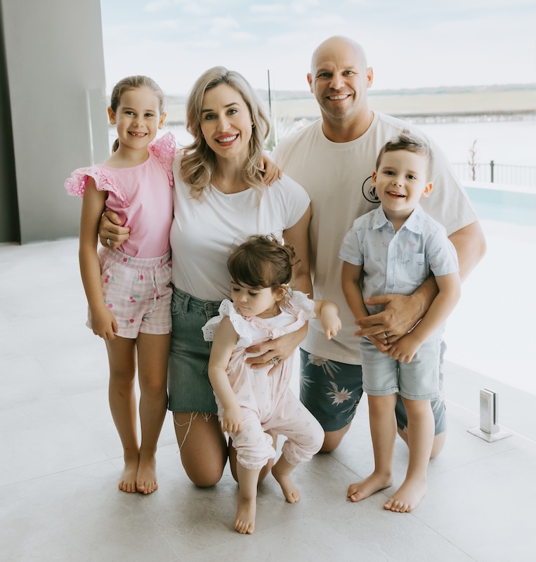 Jeanette and David with their children Jasmine , Summer (who has a rare disorder) and Tyson