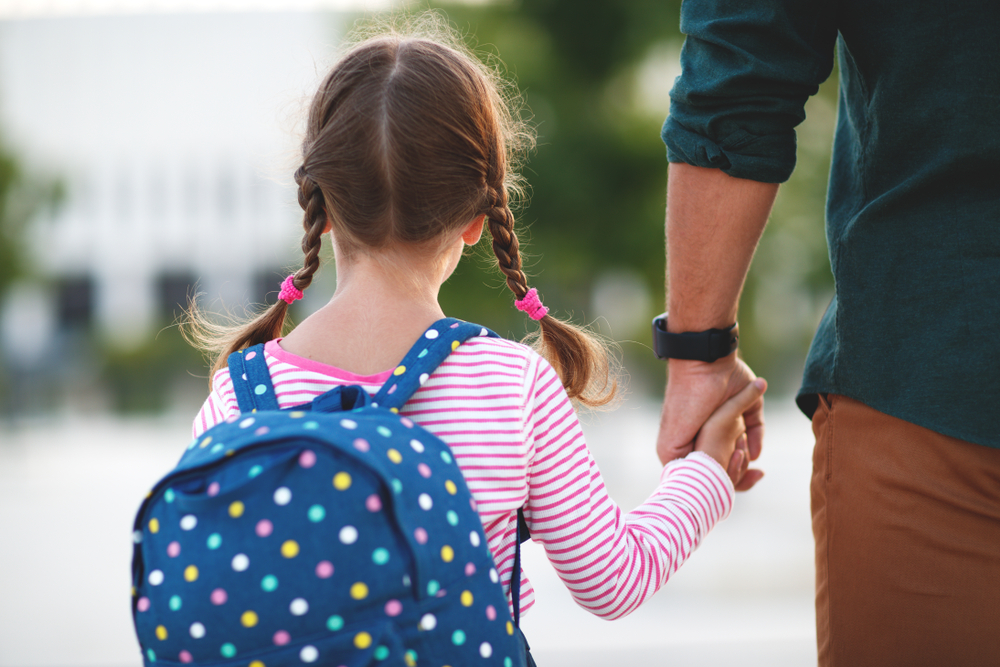 children going to school
