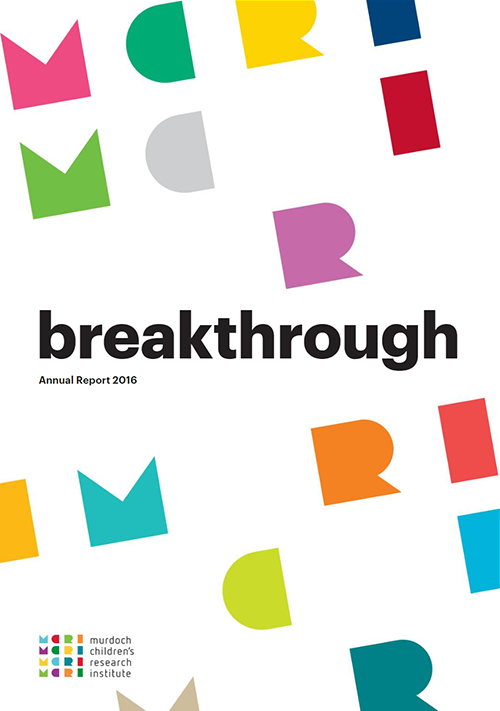 Annual report 2016 cover