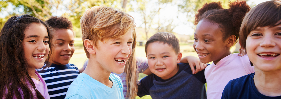 Group of smiling children