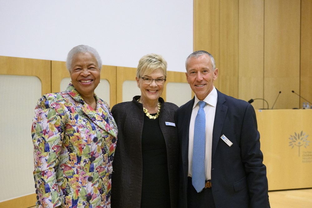 Professor Kathryn North, Dame Graça Machel & Richard Ditizio