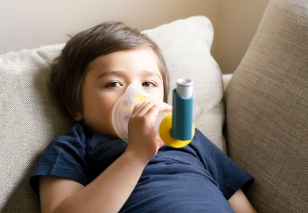 Child with asthma