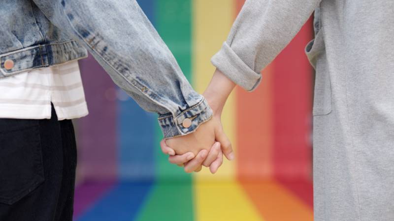 people holding hands
