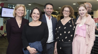 Group of researchers at the ReNew launch event