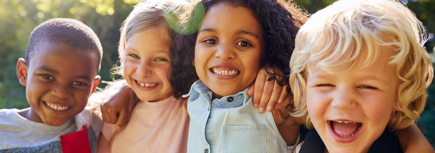 Group of smiling children
