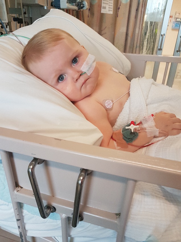 Eden in hospital