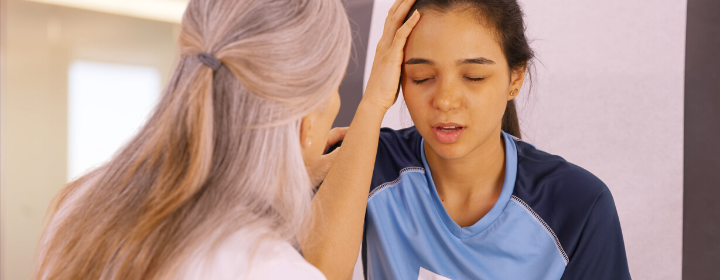 child feeling unwell