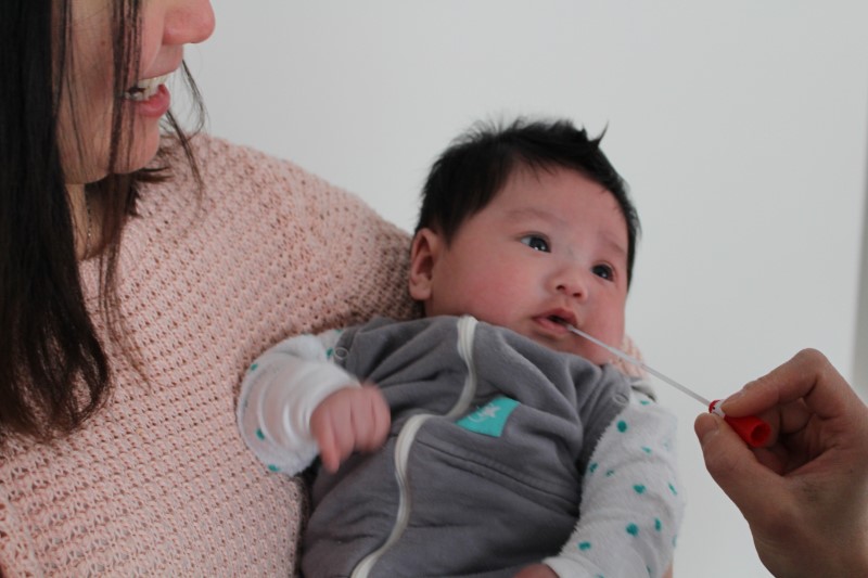 child with mum
