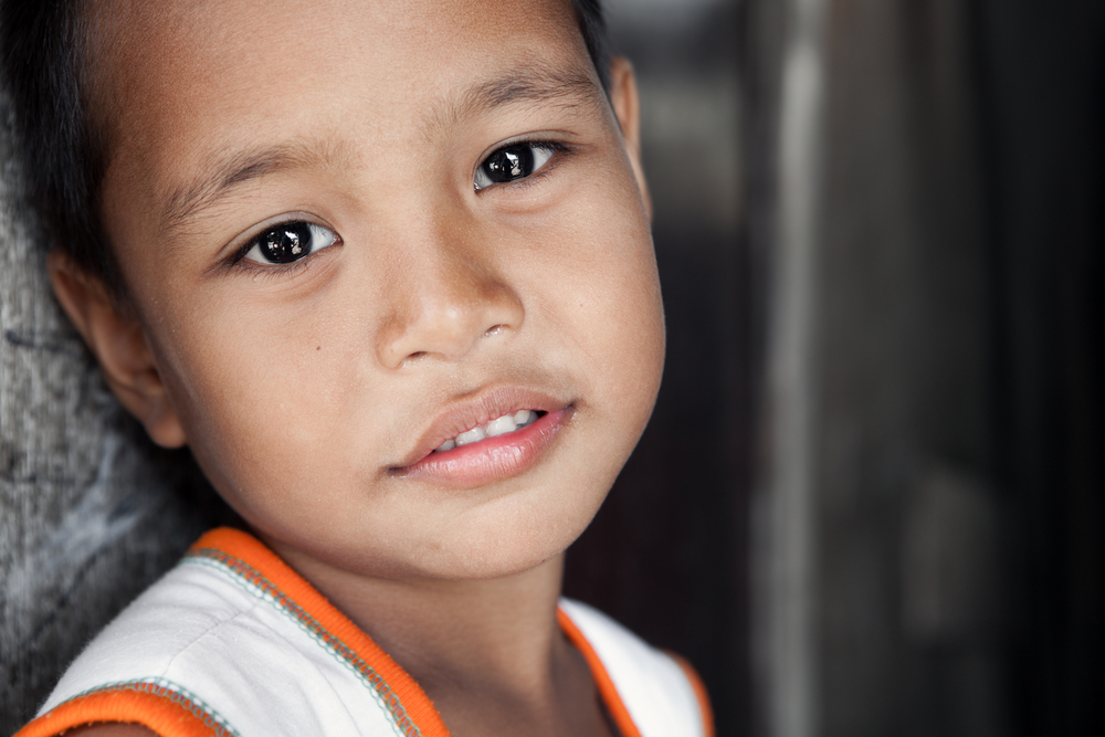 child smiling